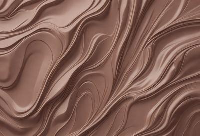 The primary subject of the image is a close-up of a brown, textured surface, possibly a wall or a piece of art. The setting appears to be indoors, with the surface being the main focus of the image. The visual style is a combination of a photo and a digital art, creating a unique and intriguing appearance. The colors and mood of the image are predominantly brown, giving it a warm and earthy feel.