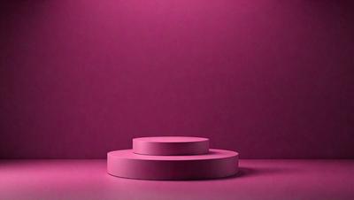 The primary subject of the image is a pink square or block, which is placed on a pink surface. The setting appears to be a room with a pink wall, and the visual style is a close-up of the pink block. The colors and mood of the image are predominantly pink, creating a warm and inviting atmosphere.
