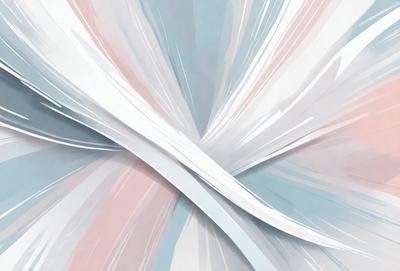 The primary subject of the image is a white and blue painting, which features a white and blue color scheme. The setting is a white and blue background, and the visual style is a painting. The colors and mood of the painting are predominantly white and blue, creating a calm and serene atmosphere.