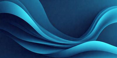 The primary subject of the image is a blue wave, which is the main focus of the scene. The setting is a blue background, which creates a visually appealing contrast with the wave. The visual style of the image is digital art, as it appears to be a digital painting or illustration. The dominant colors in the image are blue and white, giving it a calm and serene atmosphere.