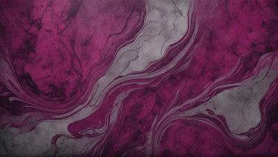 The primary subject of the image is a purple and white patterned wallpaper. The setting is a room with a purple and white wallpapered wall. The visual style is a patterned wallpaper, which gives the room a unique and artistic atmosphere. The dominant colors are purple and white, creating a calming and visually appealing environment.