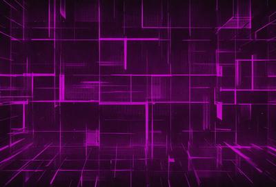 The primary subject of the image is a purple, geometric pattern. The setting is a purple background, which creates a visually striking contrast with the pattern. The visual style of the image is a combination of digital art and illustration, giving it a unique and artistic appearance. The dominant colors in the image are purple and pink, creating a calm and soothing atmosphere.
