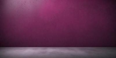 The primary subject of the image is a red wall with a purple tint. The setting is a room with a purple wall, and the visual style is a photo. The dominant colors are red and purple, creating a bold and striking atmosphere.