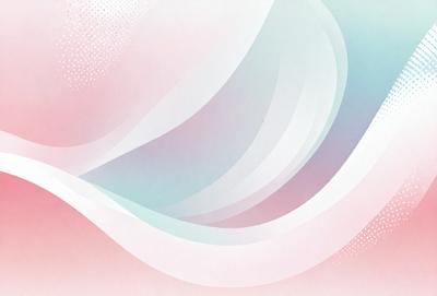 The primary subject of the image is a white and pink swirl pattern. The setting is a white background, and the visual style appears to be a digital art or illustration. The dominant colors are white and pink, creating a soft and elegant atmosphere.