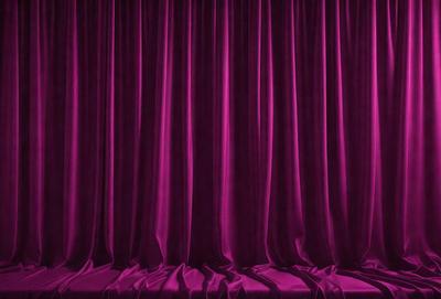 The primary subject of the image is a purple curtain, which is the main object, scene, or focus of the image. The setting/background consists of a purple curtain, which is the primary visual element in the image. The visual style is a photo, as the image is a close-up of the purple curtain. The colors and mood of the image are predominantly purple, creating a calm and serene atmosphere.