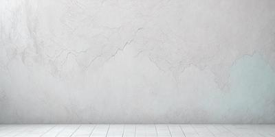 The primary subject of the image is a white wall with a marble texture. The setting is a room with a wooden floor. The visual style is a photo of the wall, showcasing the marble texture and the wooden floor. The colors and mood of the image are predominantly white, giving it a clean and minimalist appearance.