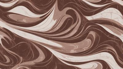 The image features a brown and white marbled pattern, which gives it a unique and intricate appearance. The primary subject is the marbled pattern, which is the main focus of the image. The setting is a brown and white marbled surface, which serves as the backdrop for the pattern. The visual style is a combination of a photo and digital art, as the marbled pattern appears to be a blend of the two. The colors and mood of the image are predominantly brown and white, creating a sense of elegance and sophistication.