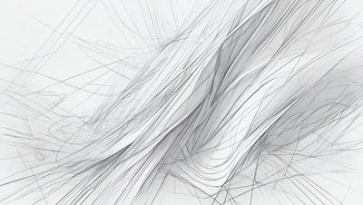 The primary subject of the image is a drawing or illustration of a woman's hair. The setting is a white background, which provides a clean and minimalist appearance. The visual style is a combination of digital art and drawing, creating a unique and artistic representation of the woman's hair. The colors and mood of the image are predominantly black and white, giving it a classic and timeless feel.