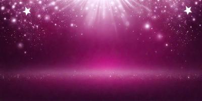 The primary subject of the image is a pink background with a purple hue. The setting is a dark room, and the visual style appears to be a digital art or illustration. The dominant colors and overall atmosphere are a mix of pink and purple, creating a warm and inviting ambiance.