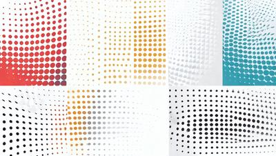 The primary subject of the image is a pattern of circles, which are arranged in a visually appealing manner. The setting is a white background, which provides a clean and minimalist look. The visual style is a combination of digital art and illustration, creating a unique and eye-catching design. The dominant colors are white and yellow, giving the pattern a warm and inviting feel.