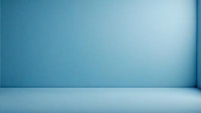 The primary subject of the image is a blue wall. The setting is a room with a blue wall, and the visual style is a photo. The dominant colors are blue, and the overall atmosphere is calm and serene.