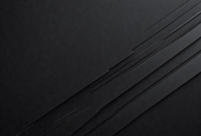 The primary subject of the image is a black background with a pattern of white lines. The setting is a dark room, and the visual style appears to be a digital art or illustration. The dominant colors are black and white, creating a mood of simplicity and elegance.