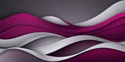 The primary subject of the image is a purple and white striped design. The setting is a gray background, which contrasts with the vibrant colors of the striped design. The visual style appears to be a digital art or illustration, as the colors and patterns are well-defined and consistent throughout the image. The overall atmosphere is dynamic and eye-catching, with the purple and white stripes creating a sense of movement and energy.