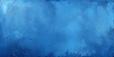 The primary subject of the image is a blue sky with clouds. The setting is a cloudy day, and the visual style is a painting or drawing. The colors and mood of the image are predominantly blue, creating a calm and serene atmosphere.