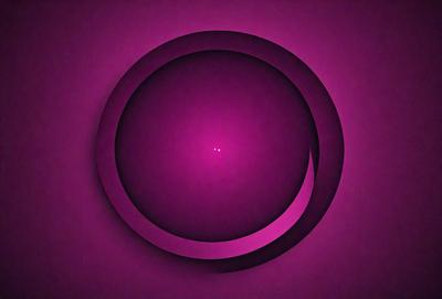 The primary subject of the image is a purple circle with a white dot in the center. The circle is the main object, scene, or focus of the image. The setting or background is a purple wall, which adds to the overall atmosphere of the image. The visual style of the image is digital art, as it appears to be a digital creation. The colors and mood of the image are predominantly purple, with the white dot in the center adding a touch of contrast and interest.