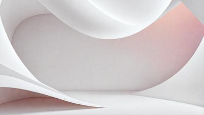 The primary subject of the image is a white sheet of paper. The setting is a white wall, and the visual style is a close-up of the paper. The colors and mood of the image are predominantly white, giving it a clean and minimalist appearance.