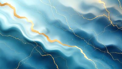 The primary subject of the image is a blue and gold swirl pattern, which is the main object, scene, or focus of the image. The setting or background features a blue and gold swirl pattern, which creates a visually appealing and cohesive environment. The visual style of the image is a combination of photo and digital art, as it captures the vibrant colors and intricate patterns of the swirl design. The colors and mood of the image are predominantly blue and gold, which evoke a sense of elegance and sophistication.