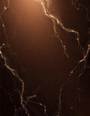 The primary subject of the image is a close-up of a marble surface, possibly a countertop or a wall. The setting is a dark room, which creates a moody atmosphere. The visual style is a combination of a photo and digital art, as the marble surface appears to be a blend of natural and artificial elements. The colors in the image are predominantly dark, with the marble surface being the main focus.