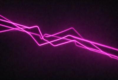 The primary subject of the image is a pink lightning bolt, which is the main object, scene, or focus of the image. The setting is a dark background, which creates a dramatic contrast with the pink lightning bolt. The visual style is a digital art or illustration, as the lightning bolt is depicted in a stylized manner. The colors and mood of the image are predominantly pink, which gives the image a vibrant and energetic atmosphere.