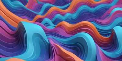 The primary subject of the image is a colorful, three-dimensional sculpture of a mountain. The sculpture is made of various colored paper, giving it a unique and artistic appearance. The setting is a room with a wall that features the sculpture prominently. The visual style of the image is a combination of digital art and illustration, creating a vibrant and eye-catching display. The colors and mood of the image are lively and energetic, with the bright colors of the paper sculpture adding a sense of excitement and creativity to the space.