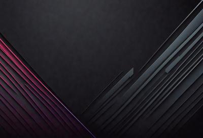 The primary subject of the image is a black background with a pattern of vertical lines. The setting is a dark room, and the visual style appears to be a digital art or illustration. The dominant colors are black and grey, creating a moody atmosphere.