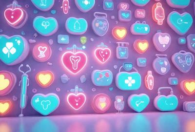 The primary subject of the image is a collection of various heart-shaped objects, including hearts, hearts with wings, and hearts with hearts inside them. These heart-shaped objects are displayed on a pink background, creating a visually appealing and colorful scene. The visual style of the image is digital art, as it appears to be a digital illustration or a pattern created using digital tools. The dominant colors in the image are pink and various shades of red, which contribute to a warm and inviting atmosphere.