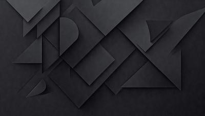 The primary subject of the image is a black and white geometric pattern. The setting is a black background, which contrasts with the pattern. The visual style is a combination of digital art and illustration, creating a unique and intricate design. The dominant colors are black and white, giving the image a classic and timeless appearance.