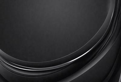 The primary subject of the image is a black and silver metal design. The setting is a black background, which contrasts with the metal design. The visual style is a combination of digital art and illustration, creating a modern and sleek appearance. The dominant colors are black and silver, giving the image a bold and sophisticated mood.