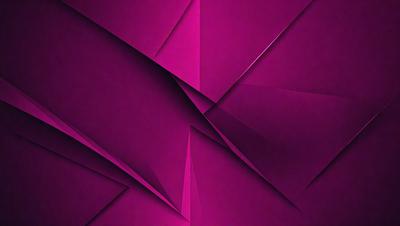 The primary subject of the image is a purple wall with a pattern of triangles. The setting is a room with a purple wall, and the visual style appears to be a digital art or illustration. The dominant colors in the image are purple and pink, creating a warm and inviting atmosphere.