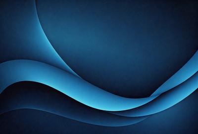 The primary subject of the image is a blue and white swirl pattern. The setting is a dark blue background, which creates a contrasting effect with the swirl pattern. The visual style appears to be a digital art or illustration, as it is a well-defined and detailed design. The colors and mood of the image are predominantly dark and moody, with the blue swirl pattern being the main focal point.