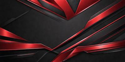 The primary subject of the image is a red and black design, which appears to be a digital art or illustration. The setting is a black background, and the visual style suggests that the image is a digital artwork or a pattern. The dominant colors in the image are red and black, creating a bold and striking appearance.