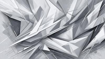 The primary subject of the image is a large, intricate, and geometric design. The setting is a white background, which provides a clean and minimalist appearance. The visual style is a combination of digital art and illustration, creating a unique and artistic representation. The colors and mood of the image are predominantly white, which gives it a clean, modern, and sophisticated feel.