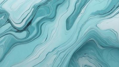The primary subject of the image is a blue and white marbled pattern, which is the main object, scene, or focus of the image. The setting or background is a blue and white marbled surface, which is visible. The visual style of the image is a photo, as it is a real-life photograph of the marbled surface. The dominant colors in the image are blue and white, creating a calm and soothing atmosphere.