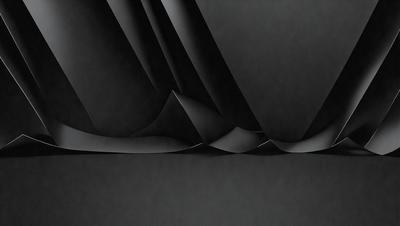 The primary subject of the image is a black and white photo of a mountain. The setting is a black background, which emphasizes the mountain's shape and texture. The visual style is a black and white photo, giving it a classic and timeless appearance. The colors and mood of the image are predominantly black and white, creating a sense of depth and contrast.