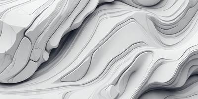 The primary subject of the image is a large, intricate, and textured sculpture made of white material. The sculpture is displayed on a surface that appears to be a combination of white and gray. The visual style of the image is a mix of photo and digital art, creating a unique and captivating piece of art. The colors and mood of the image are predominantly white and gray, giving it a clean and minimalist appearance.