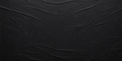 The primary subject of the image is a black background with a pattern of swirls and waves. The setting is a dark room, and the visual style appears to be a combination of a photo and a digital art or illustration. The dominant colors are black and grey, creating a moody and dramatic atmosphere.