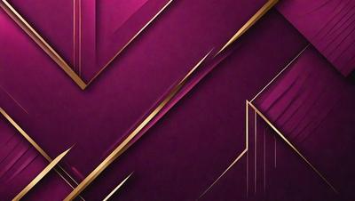 The primary subject of the image is a purple and gold patterned wallpaper. The setting is a room with a purple and gold wallpapered wall. The visual style is a digital art or illustration, creating a unique and eye-catching design. The dominant colors are purple and gold, giving the room a luxurious and elegant atmosphere.