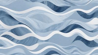 The primary subject of the image is a blue and white swirl pattern, which is the main object, scene, or focus of the image. The setting or background features a blue and white ocean, creating a serene and calming atmosphere. The visual style of the image is a combination of photo and digital art, as it appears to be a photograph of a digital art piece. The dominant colors in the image are blue and white, which contribute to the overall mood of the scene.