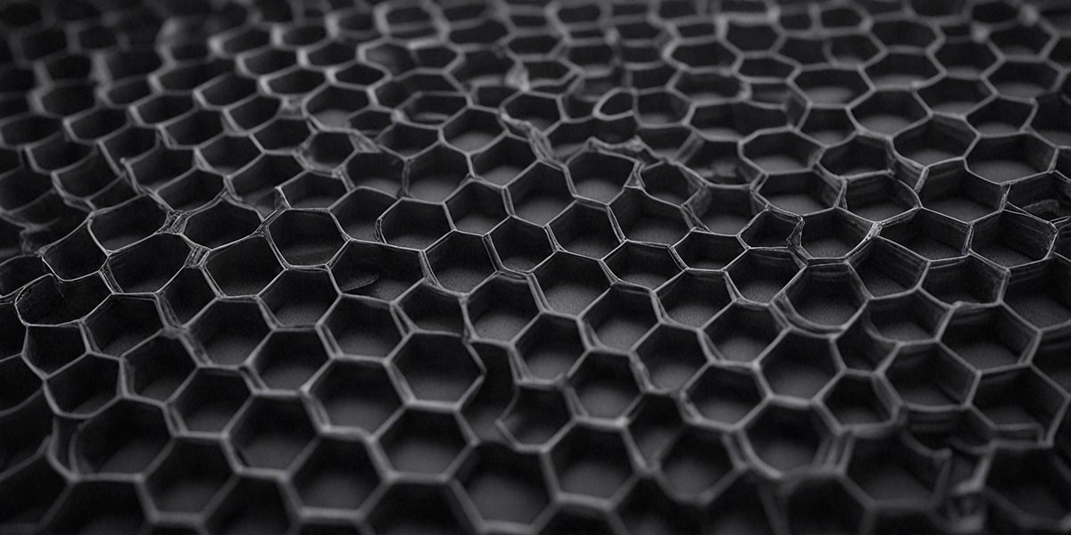 The image features a black background with a honeycomb-like pattern. The background is composed of a large number of hexagonal shapes, which are arranged in a grid pattern. The hexagonal shapes are arranged in a grid pattern, creating a unique and interesting background. The hexagonal shapes are arranged in a grid pattern, creating a unique and interesting background. The hexagonal shapes are arranged in a grid pattern, creating a unique and interesting background.