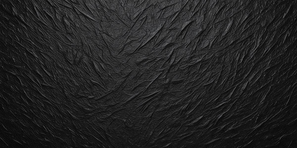 The primary subject of the image is a close-up of a black and white patterned surface, which appears to be a piece of art or a textured wall. The setting is a dark room, and the visual style is a combination of a photo and a digital art or illustration. The dominant colors are black and white, and the overall atmosphere is moody and intriguing.