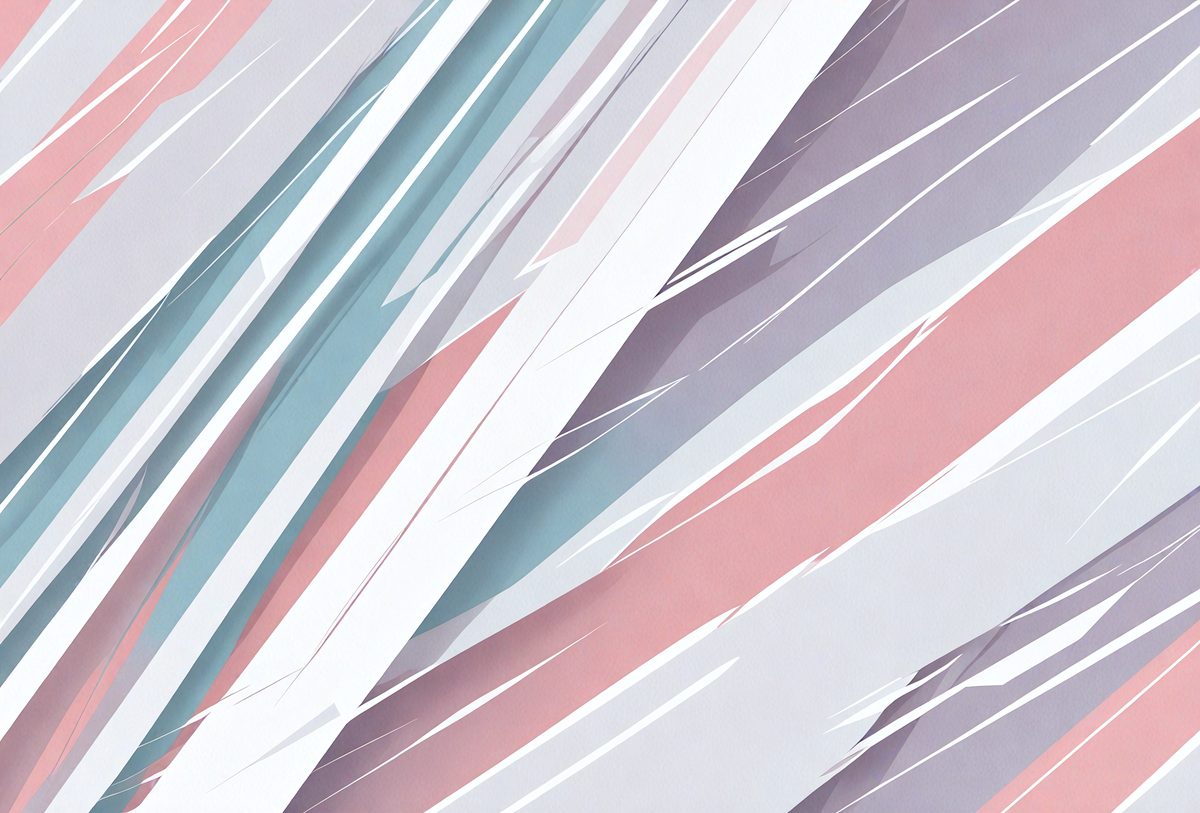 The primary subject of the image is a colorful, abstract design featuring a mix of pink, blue, and white colors. The setting is a white background, which provides a clean and minimalist appearance. The visual style is a combination of digital art and illustration, creating a unique and eye-catching pattern. The overall atmosphere is vibrant and lively, with the colors and patterns evoking a sense of energy and creativity.