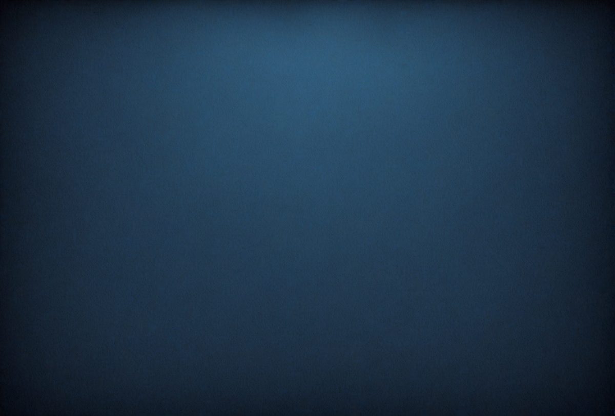 The primary subject of the image is a blue background. The setting is a dark, empty space with no visible objects or people. The visual style is a simple, monochromatic design. The colors and mood are predominantly dark and moody, with the blue background creating a sense of depth and mystery.