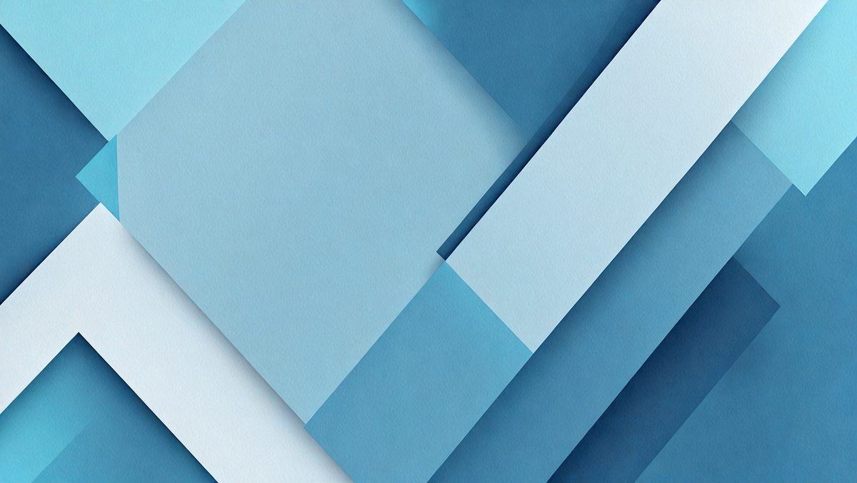 The primary subject of the image is a blue and white paper, which is the main object, scene, or focus of the image. The setting is a blue background, and the visual style is a digital art or illustration. The dominant colors are blue and white, creating a calm and soothing atmosphere.