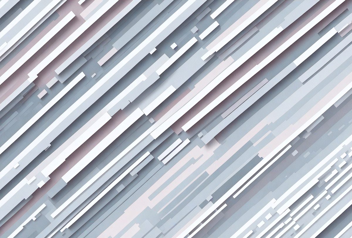 The primary subject of the image is a pattern of white and gray squares. The setting is a gray and white background, which creates a visually striking contrast with the pattern. The visual style of the image is digital art, as it appears to be a digital representation of a pattern. The dominant colors are white and gray, giving the image a clean and modern appearance.