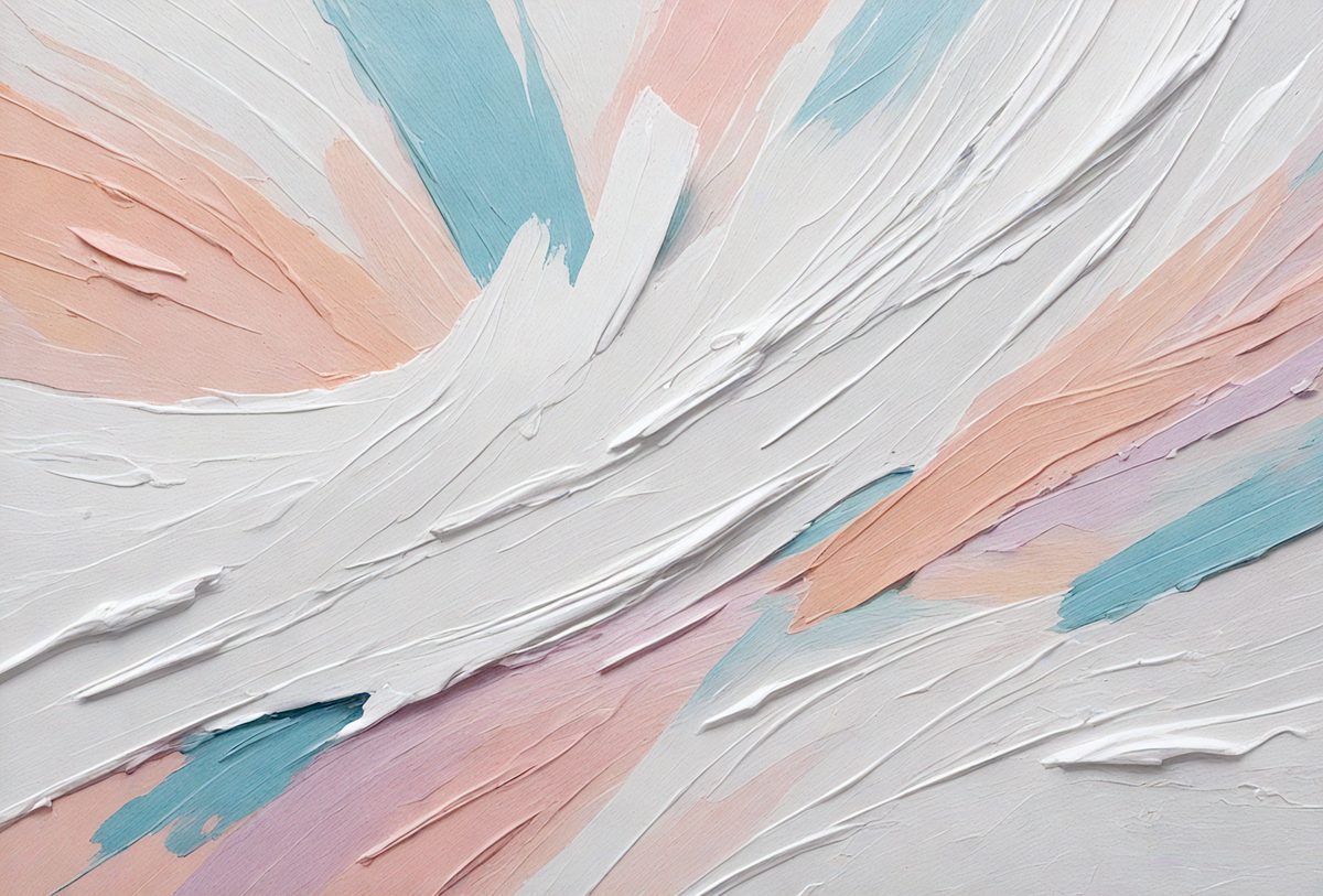 The primary subject of the image is a painting featuring a white background with a variety of colors and patterns. The painting appears to be a mix of different styles, creating a unique and visually interesting piece. The setting or background of the painting is a white canvas, which provides a clean and uncluttered backdrop for the various colors and patterns. The visual style of the painting is a combination of different elements, such as textures, patterns, and colors, which come together to create a cohesive and engaging artwork. The colors and mood of the painting are vibrant and lively, with the white background serving as a neutral and versatile foundation for the diverse colors and patterns.