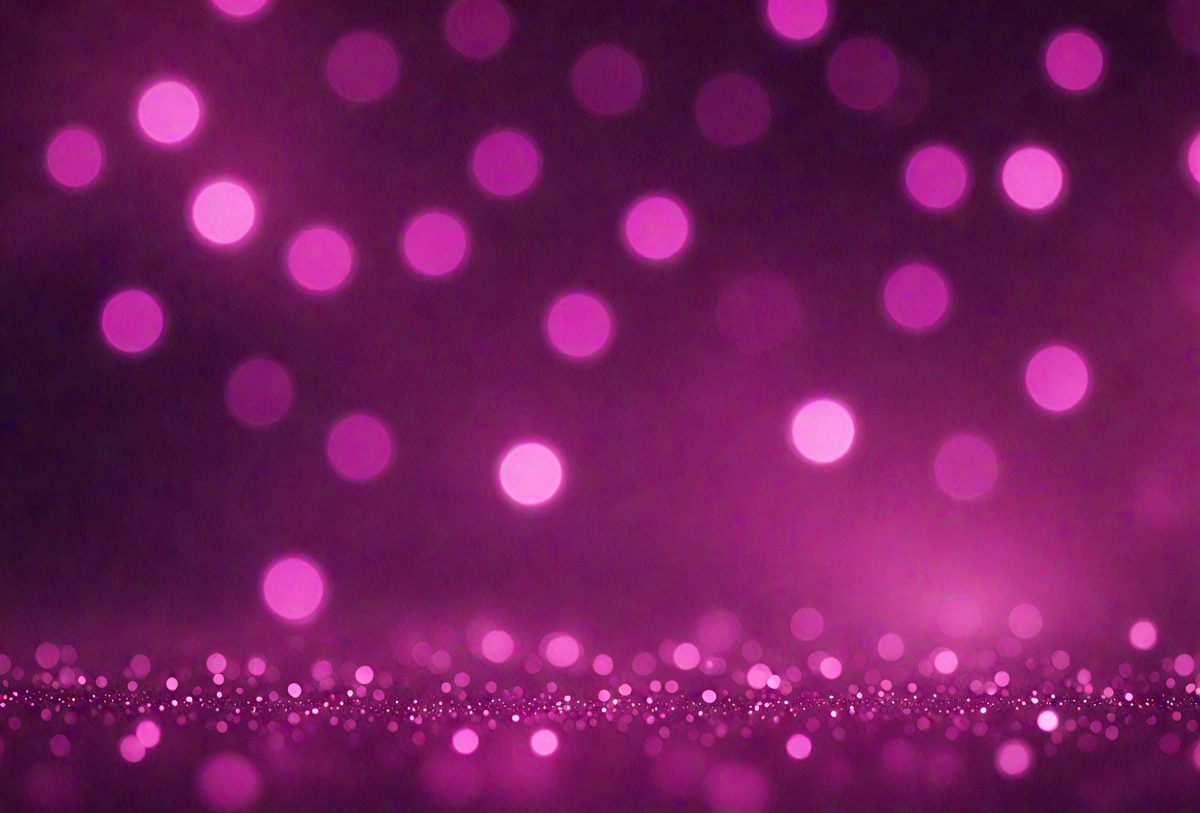 The primary subject of the image is a pink background with a pattern of pink dots. The setting is a dark room, and the visual style appears to be a digital art or illustration. The dominant colors are pink, and the overall atmosphere is bright and vibrant.