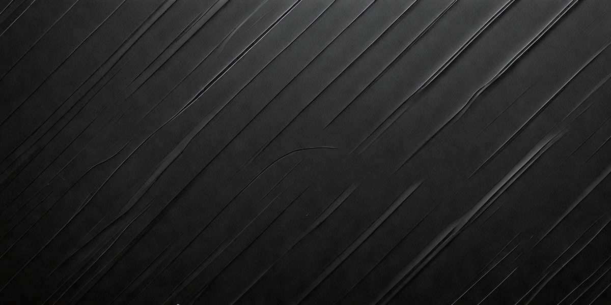 The primary subject of the image is a black background with a pattern of white lines. The setting is a dark room, and the visual style appears to be a digital art or illustration. The dominant colors are black and white, creating a moody atmosphere.