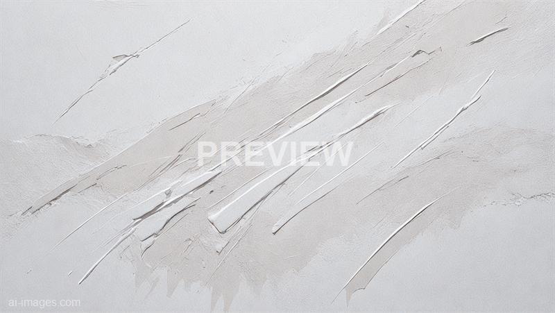 The image shows a light-colored surface with visible textured paint strokes and scratches. The surface appears to be a wall or a panel with an uneven, slightly rough texture and some areas where the paint has been scraped or scratched, revealing underlying layers or material. The overall appearance suggests a distressed or weathered finish.