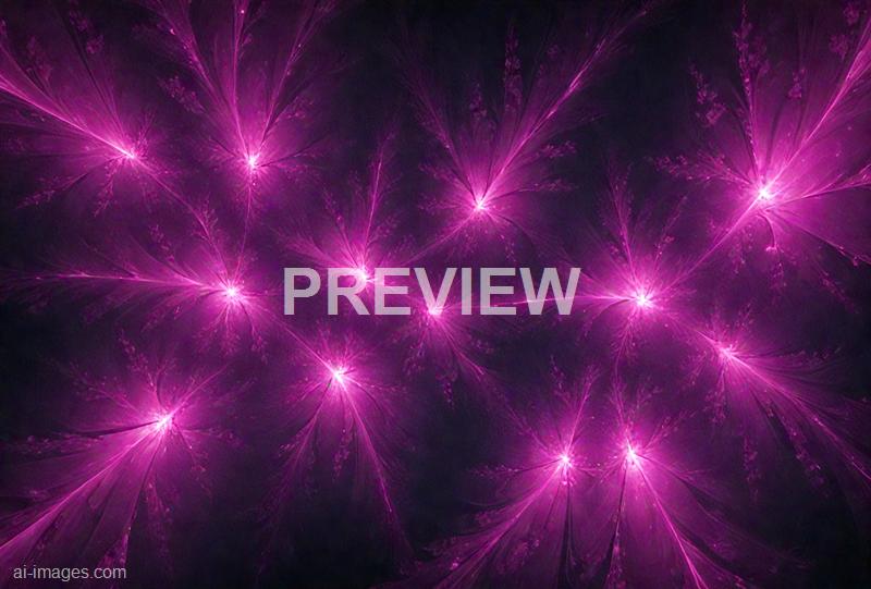 The image displays an abstract pattern of bright, neon pink light streaks and sparks radiating outward against a dark background. The light appears to form multiple interconnected, star-like points with wispy, branching trails that give a sense of movement and energy. The overall effect is vibrant and dynamic, resembling a digital or cosmic explosion.