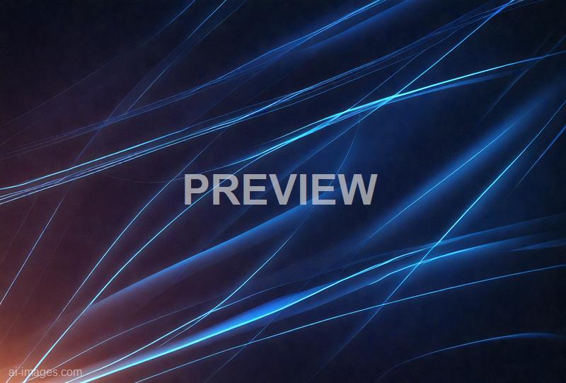 The image features a dark background with multiple glowing blue light streaks crossing the frame diagonally from the bottom left to the top right. The streaks vary in brightness and thickness, creating a sense of motion and depth, resembling abstract digital or fiber optic lines. The overall aesthetic is futuristic and sleek, emphasizing the luminous blue lines against the dark backdrop.